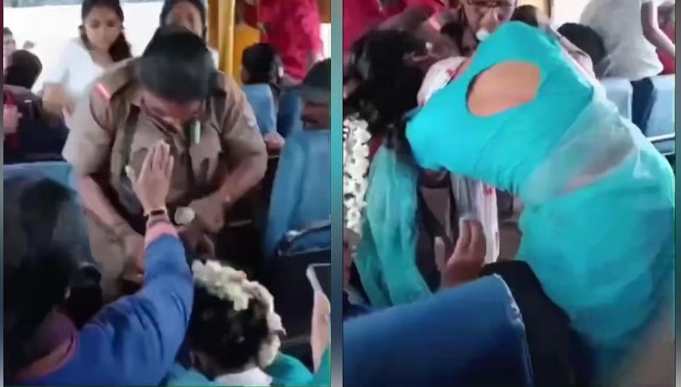 KSRTC ಬಸ್‌ನಲ್ಲಿ ಸೀಟಿಗಾಗಿ ಜಗಳ: ಮಹಿಳಾ ಕಂಡಕ್ಟರ್ ಮೇಲೇ ಹಲ್ಲೆ ಮಾಡಿದ ಮಹಿಳೆ; ವಿಡಿಯೋ ವೈರಲ್